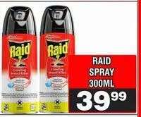 RAID SPRAY 300ML