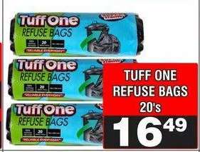 TUFF ONE REFUSE BAGS 20's