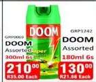 DOOM Assorted 300ml 6s