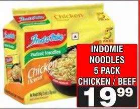 INDOMIE NOODLES 5 PACK CHICKEN / BEEF