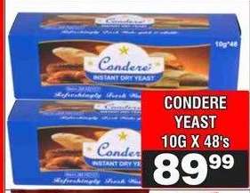 CONDERE YEAST 10G X 48's