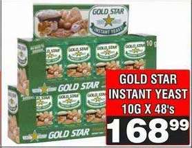 GOLD STAR INSTANT YEAST 10G X 48's