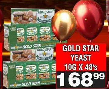 GOLD STAR YEAST 10G X 48's