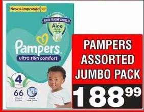 PAMPERS ASSORTED JUMBO PACK