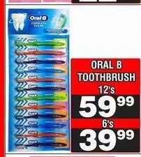 ORAL B TOOTHBRUSH 12's