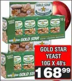 GOLD STAR YEAST 10G X 48's