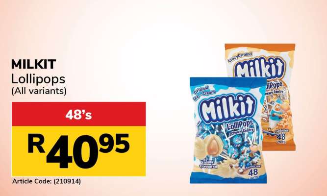 MILKIT LOLLIPOPS