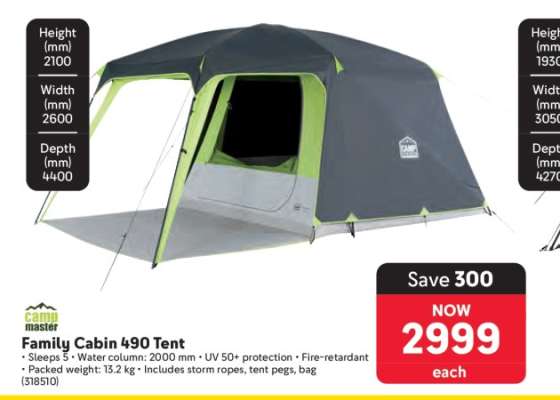 Family Cabin 490 Tent