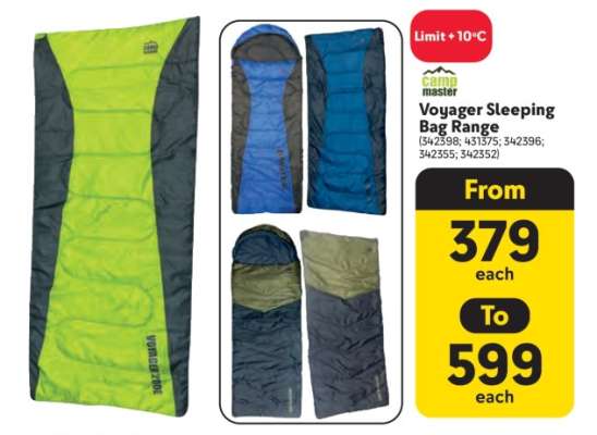 Voyager Sleeping Bag Range