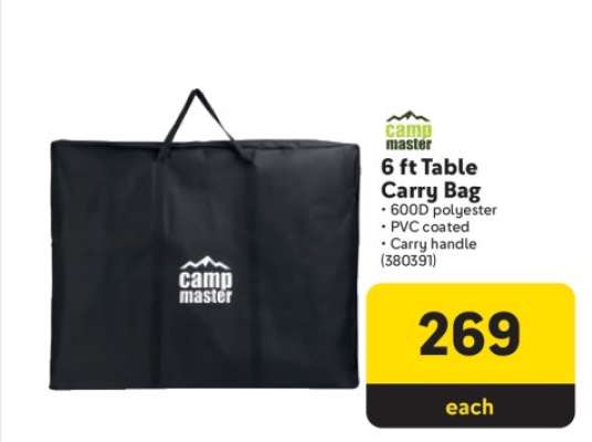 6 ft Table Carry Bag