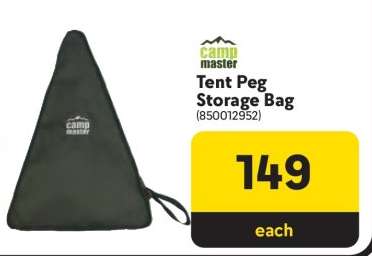 Tent Peg Storage Bag