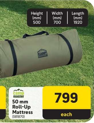 Camp Master 50 mm Roll-Up Mattress