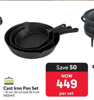 Cast Iron Pan Set