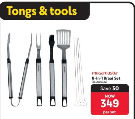 Megamaster 8-In-1 Braai Set