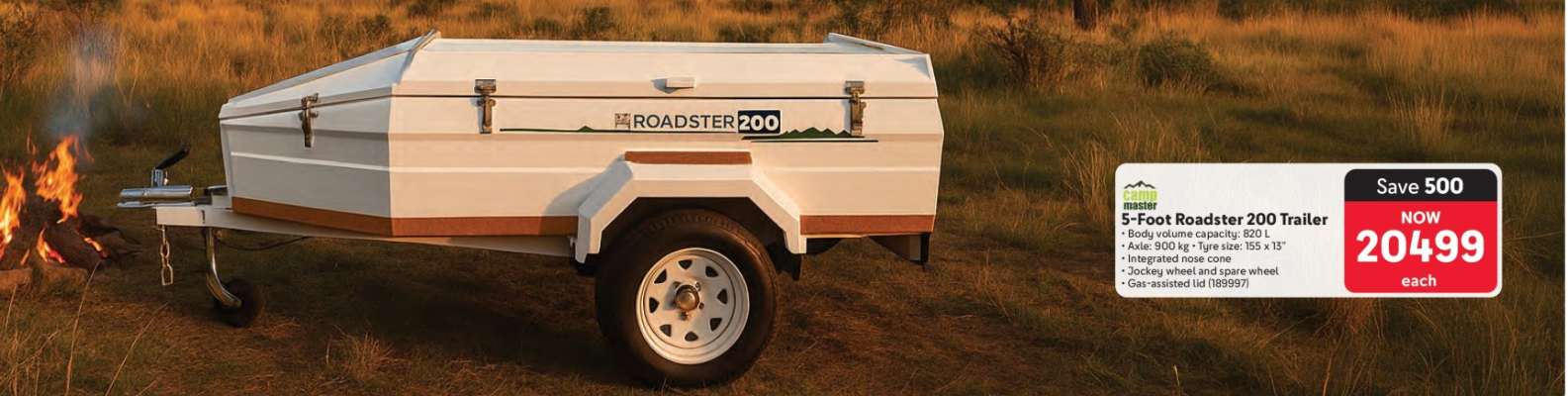 5-Foot Roadster 200 Trailer