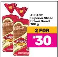 Albany Superior Sliced Brown Bread 700 g