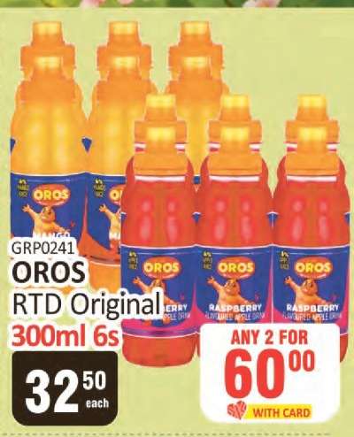 OROS RTD Original 300ml 6s