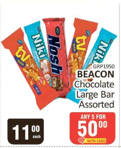 BEACON Chocolate Large Bar Assorted