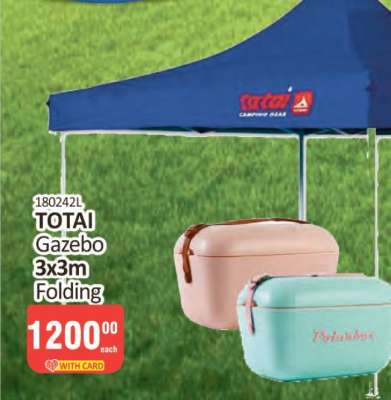 TOTAI Gazebo 3x3m Folding