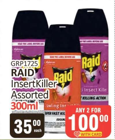 RAID InsertKiller Assorted 300ml