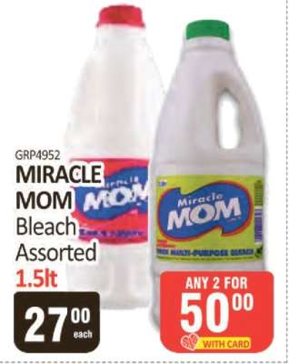 MIRACLE MOM Bleach Assorted 1.5lt