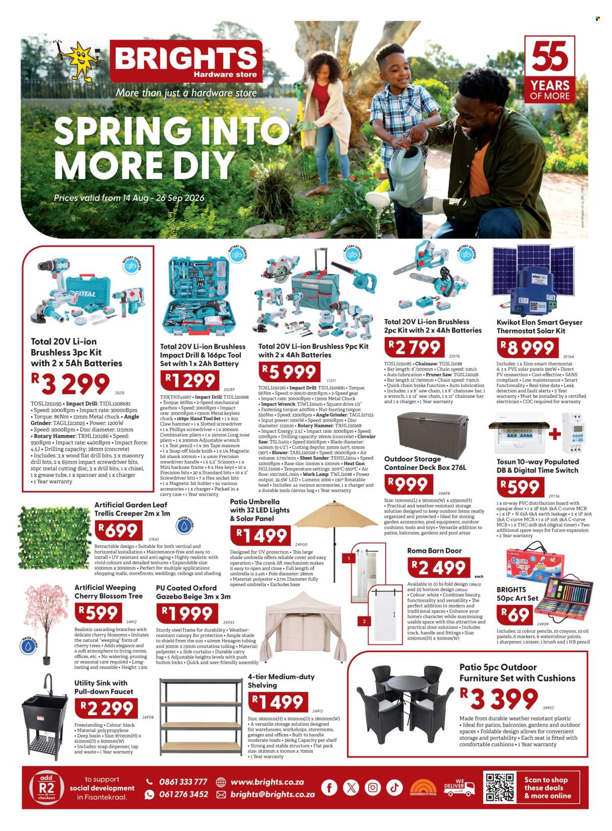 Brights Hardware specials - 08.14.2026 - 09.26.2026. Page 1
