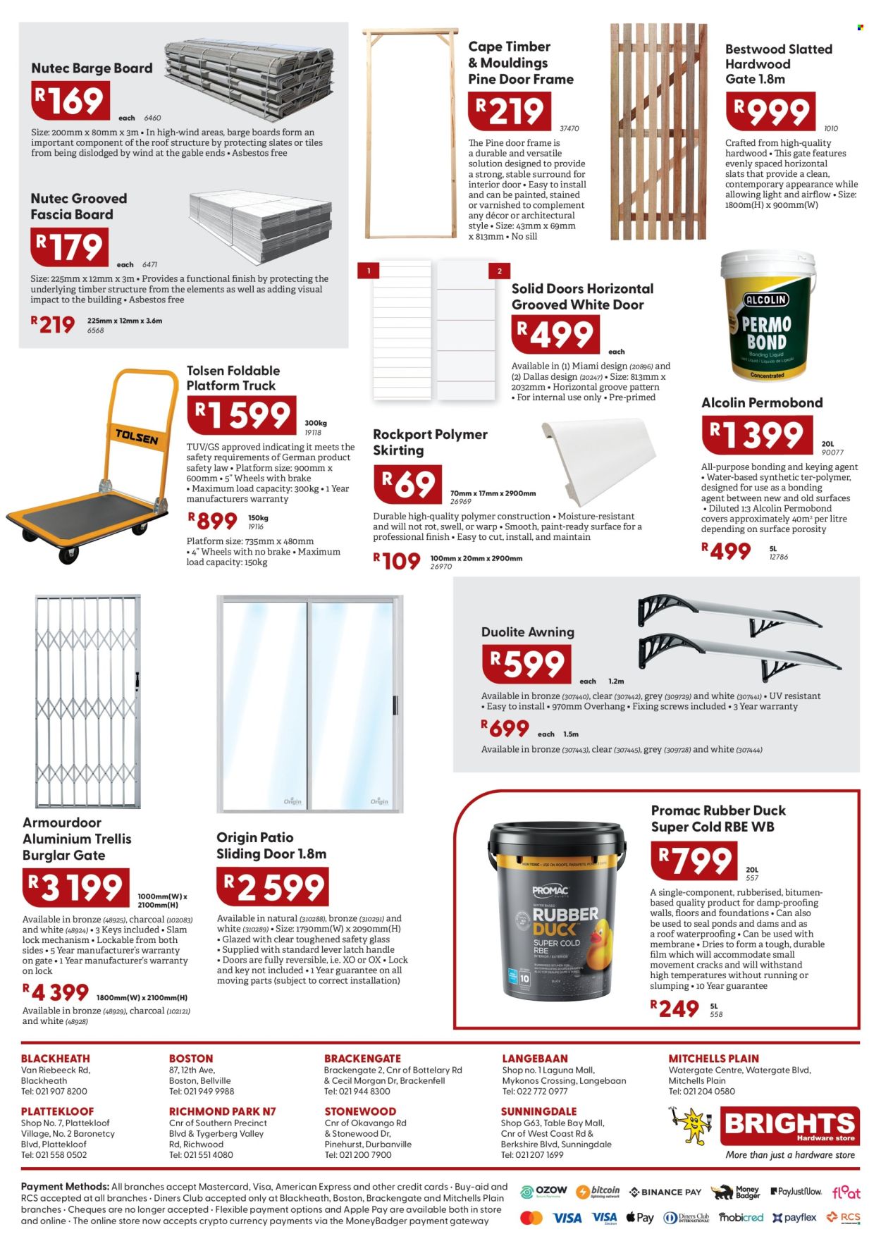 Brights Hardware specials - 08.28.2026 - 10.26.2026. Page 2