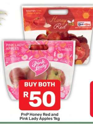PnP Honey Red and Pink Lady Apples 1kg