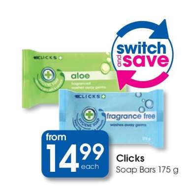 Clicks Soap Bars 175 g