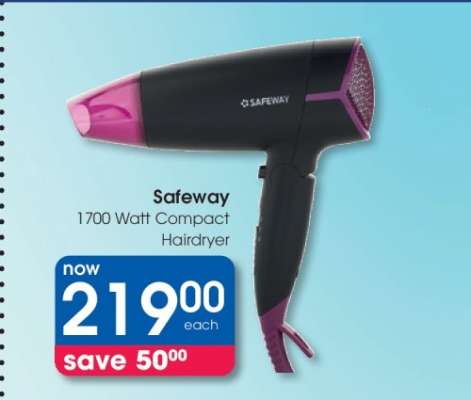 Safeway 1700 Watt Compact Hairdryer