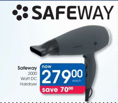 Safeway 2000 Watt DC Hairdryer