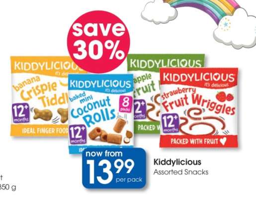 Kiddylicious Assorted Snacks