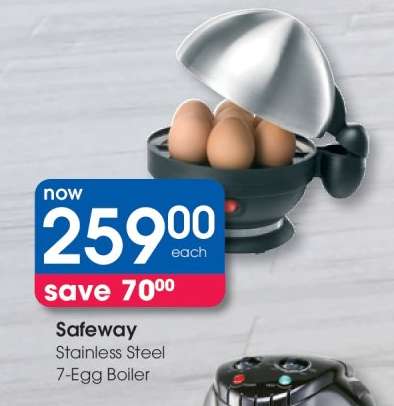 Safeway Stainless Steel 7-Egg Boiler