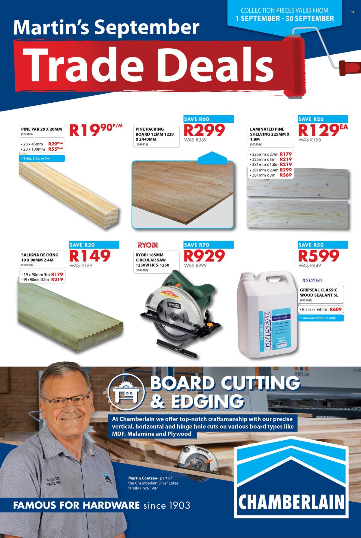 Chamberlain specials - 09.01.2026 - 09.30.2026. Page 1