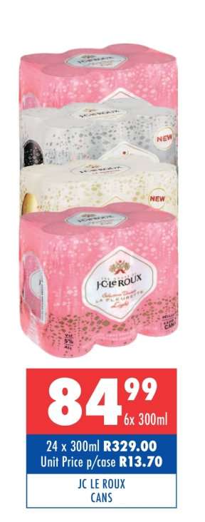 JC Le Roux Cans