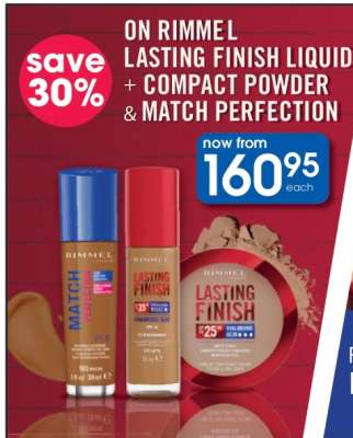 Rimmel Lasting Finish Liquid + Compact Powder & Match Perfection