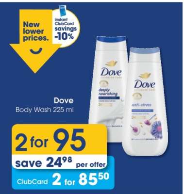 Dove Body Wash 225 ml