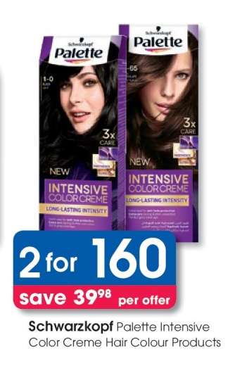 Schwarzkopf Palette Intensive Color Creme Hair Colour Products