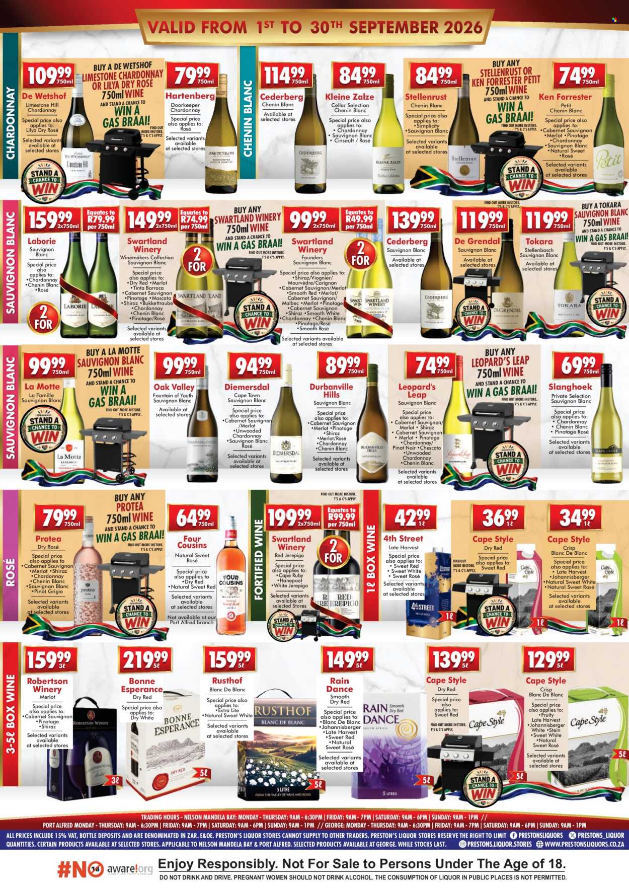 Prestons Liquor Stores specials - 09.01.2026 - 09.30.2026. Page 2