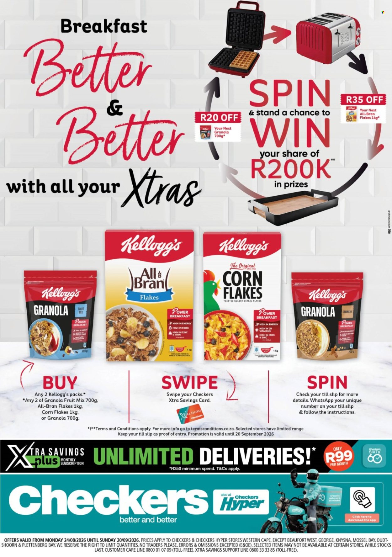 Checkers specials - 08.24.2026 - 09.20.2026. Page 1