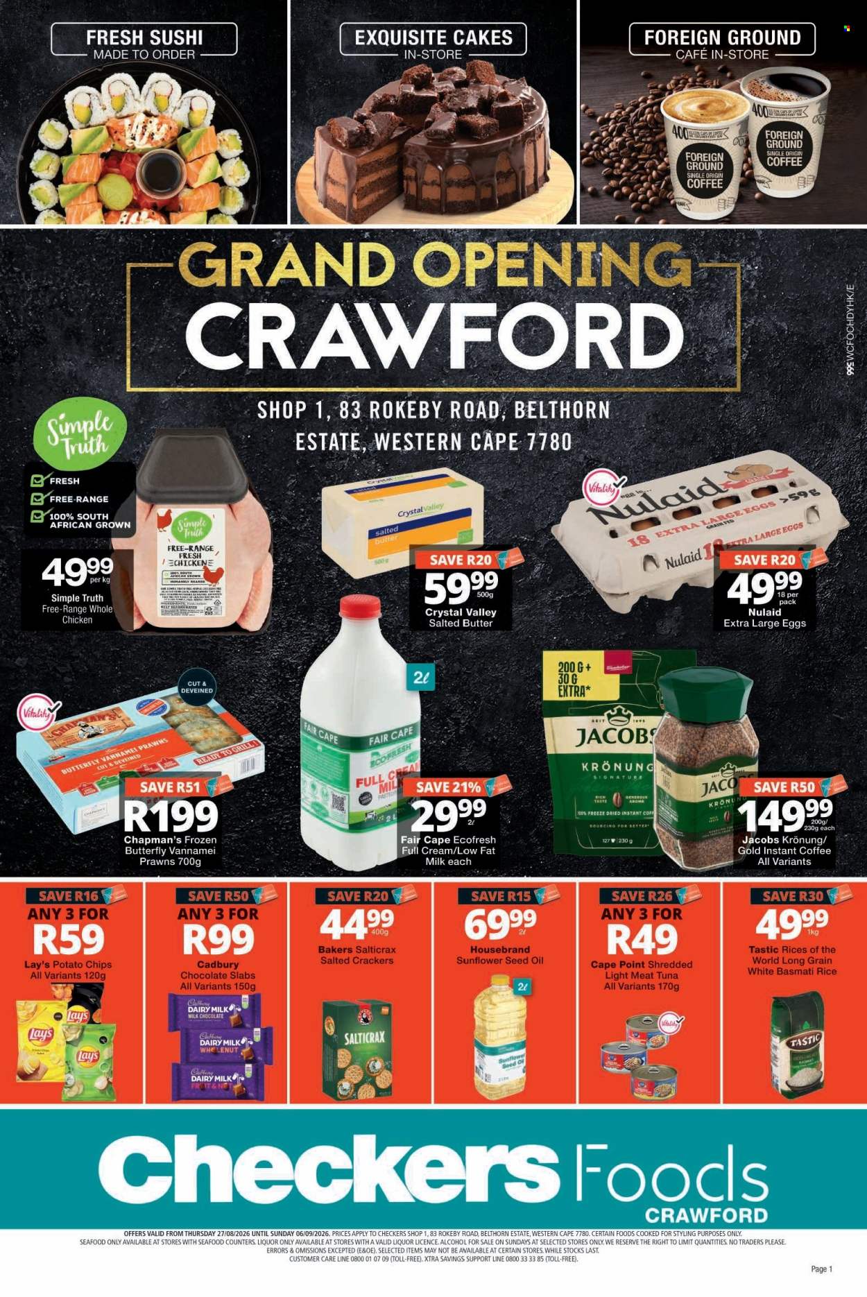 Checkers specials - 08.27.2026 - 09.06.2026. Page 1