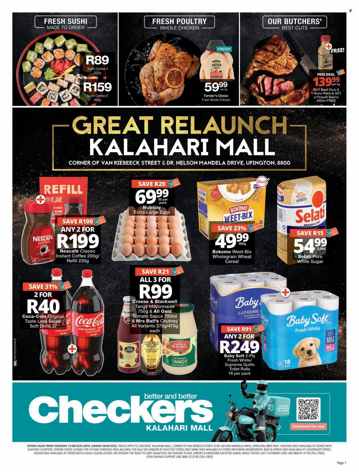 Checkers specials - 08.27.2026 - 09.06.2026. Page 1