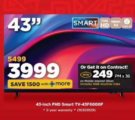 43-Inch FHD Smart TV-43F6000F