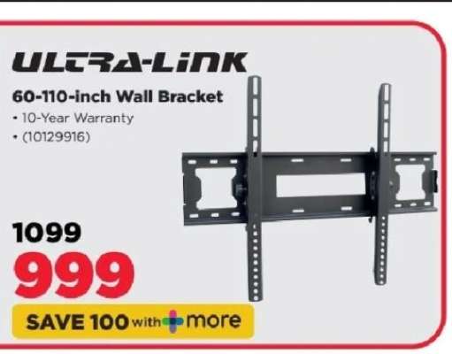ULTRA LINK 60-110-Inch Wall Bracket