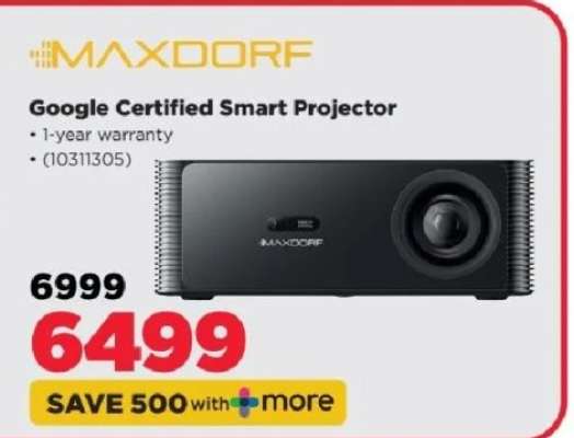 MAXDORF Google Certified Smart Projector