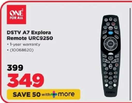 DSTV A7 Explora Remote URC9250