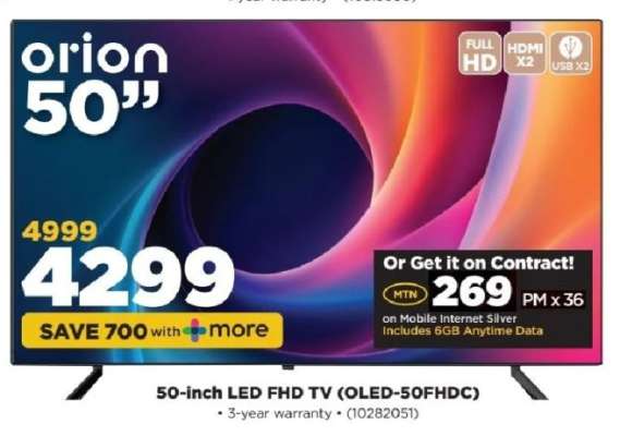 50-inch LED FHD TV (OLED-50FHDC)