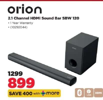 orion 2.1 Channel HDMI Sound Bar SBW 120