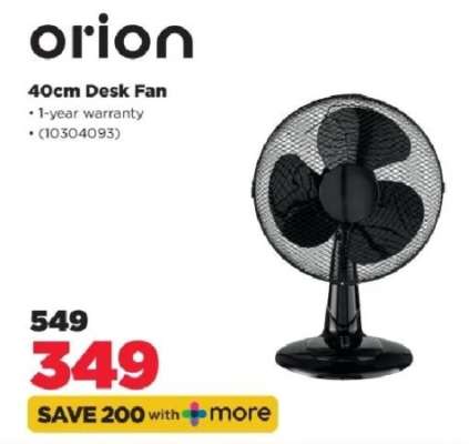 orion 40cm Desk Fan