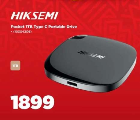HIKSEMI Pocket 1TB Type C Portable Drive